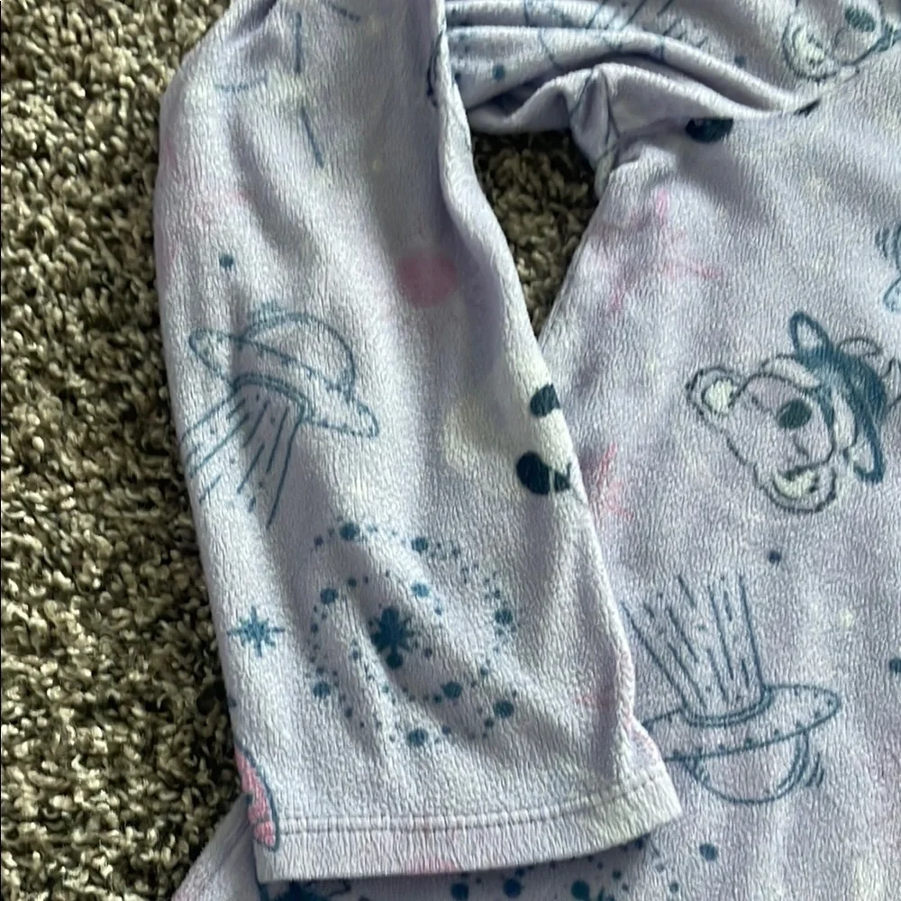 Wonder Nation Purple and Pink Space Bear Nightgown